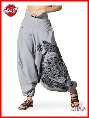 Cotton Boho Harem Pants Summer Casual Palazzo Yoga Hippie